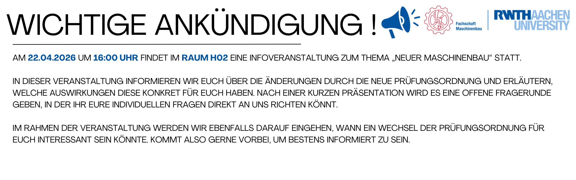 INFOVERANSTALTUNG